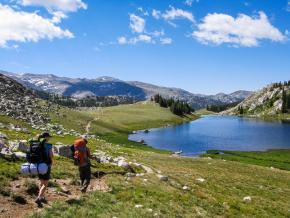在比格霍恩山国家森林区云峰荒野徒步