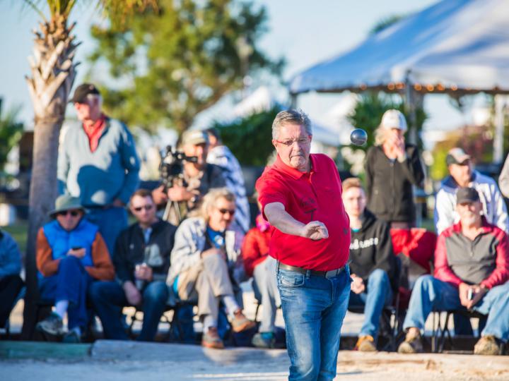 Teilnehmer an den Pétanque Amelia Island Open
