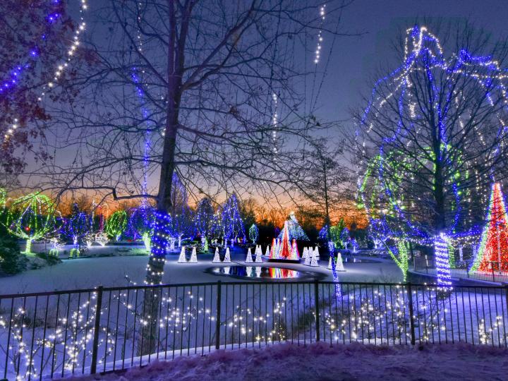 Exhibición Wildlights en el Columbus Zoo and Aquarium, Ohio