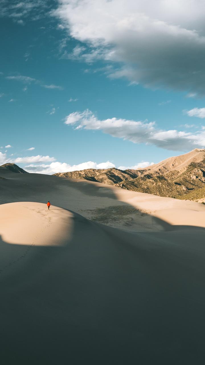 The expansive sands of Great Sand Dunes National Park and Preserve in Colorado