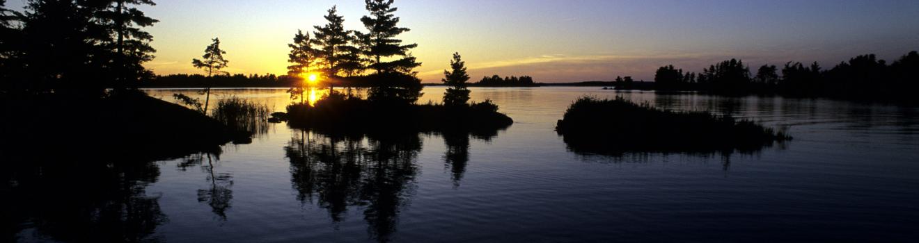 探险家国家公园日落风光