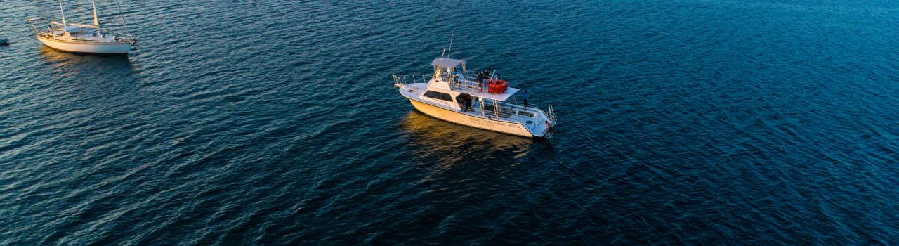 划船驶离波多黎各海岸