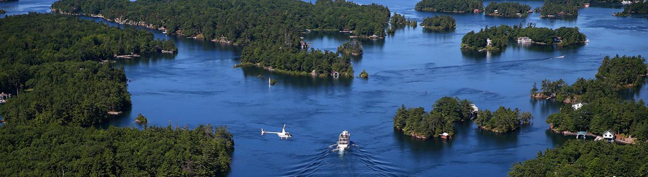 鸟瞰纽约州千岛群岛 鸟瞰纽约州千岛群岛