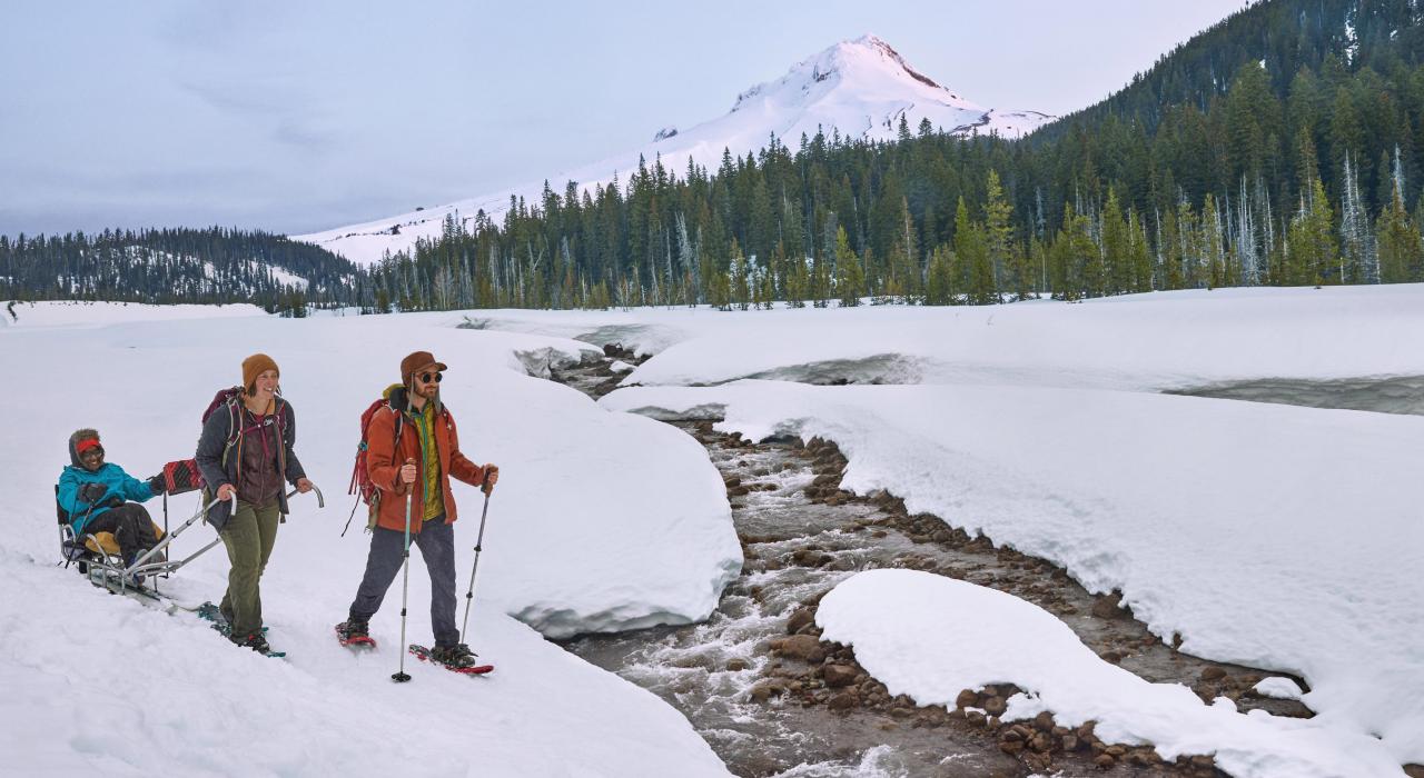 HIking in Mt. Hood National Forest near Sandy, Oregon