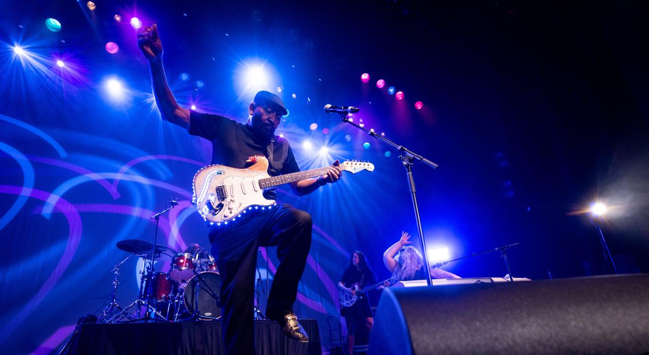 密西西比州的现场蓝调表演