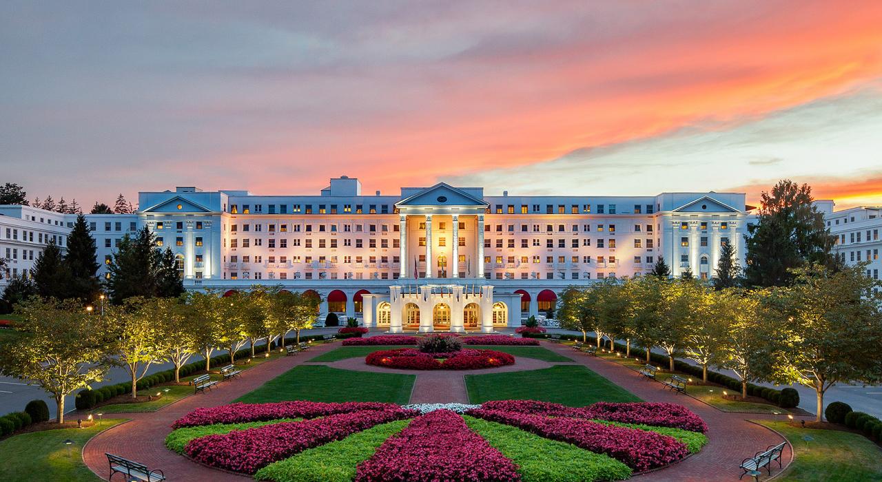 西弗吉尼亚州路易斯堡附近的绿蔷薇酒店度假村