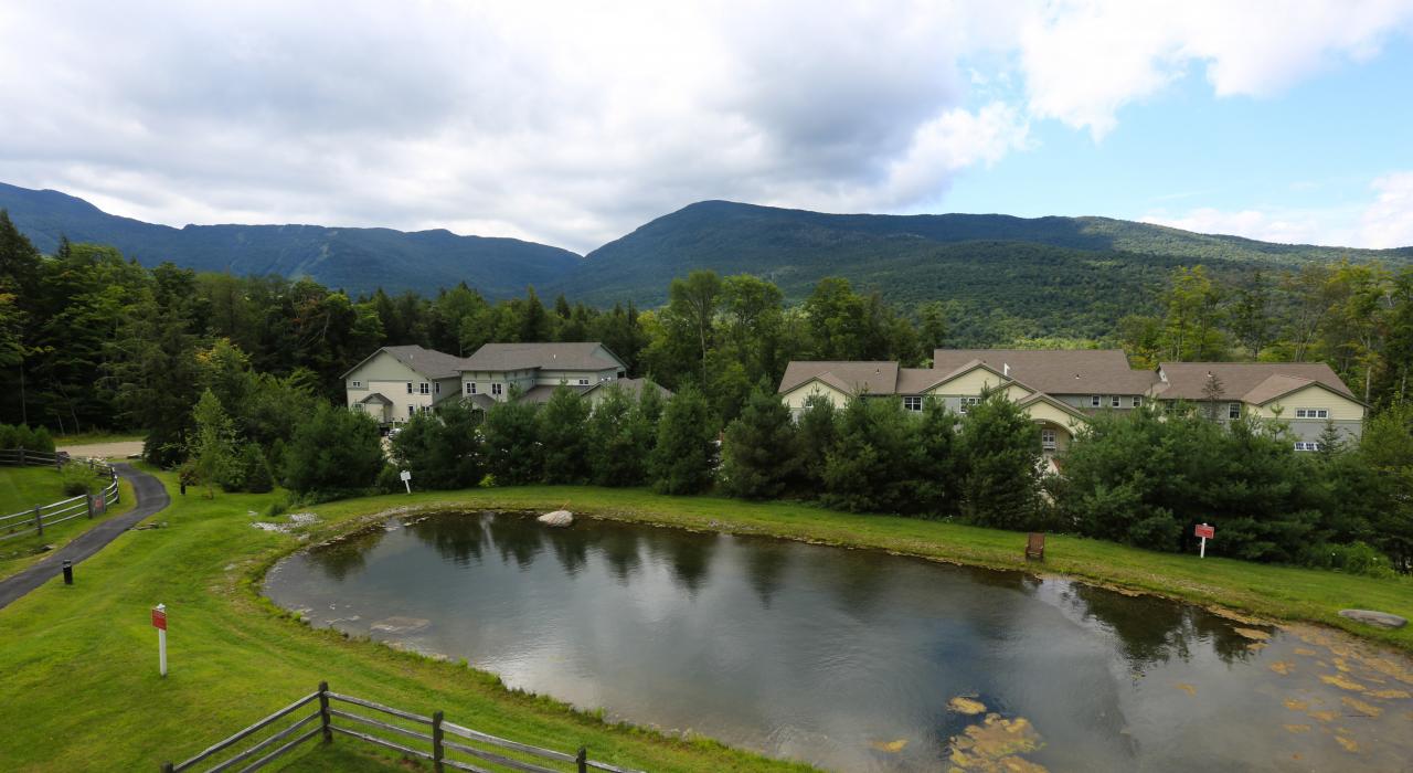 View of the Green Mountains from Smugglers Notch Resort, Vermont
