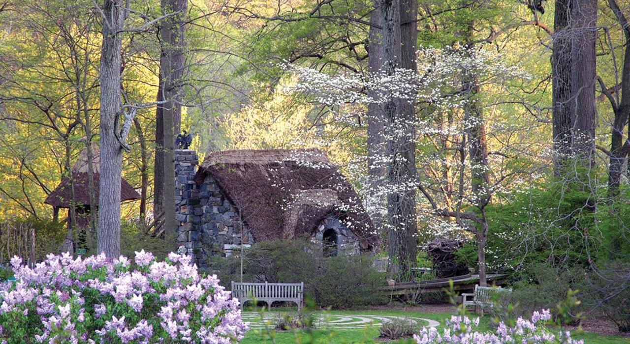 温特图尔博物馆、花园和图书馆中童话般的小屋