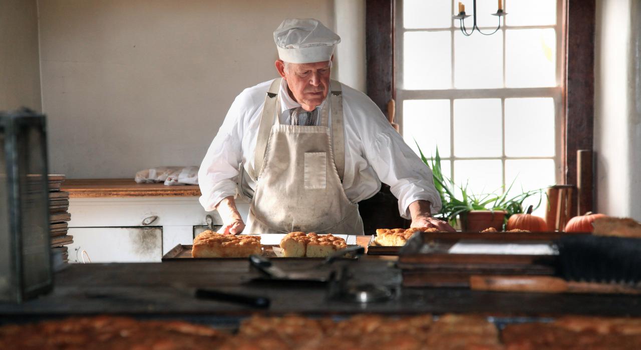 北卡罗来纳州塞勒姆老城的传统烘焙美食