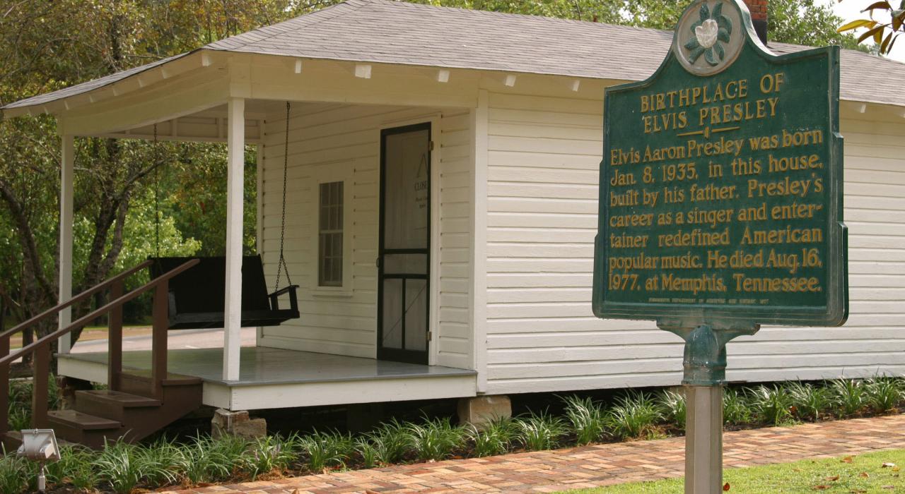 密西西比州圖珀洛市的貓王出生地