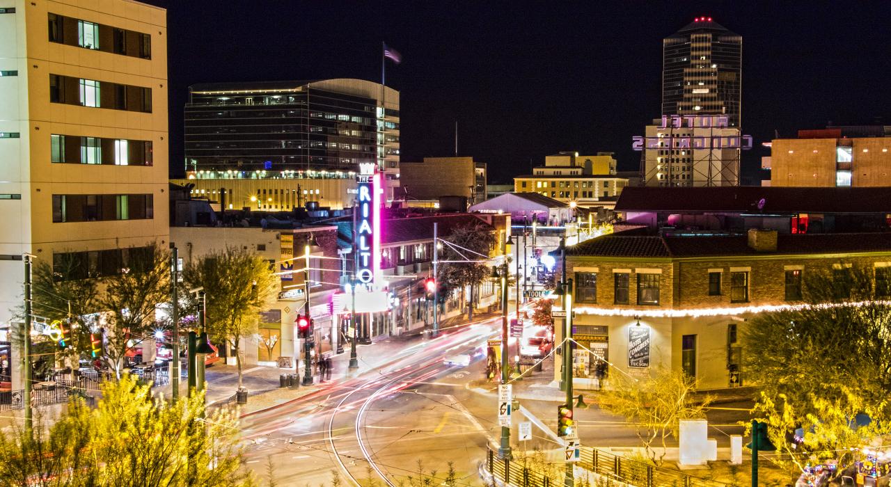 图森市中心夜景