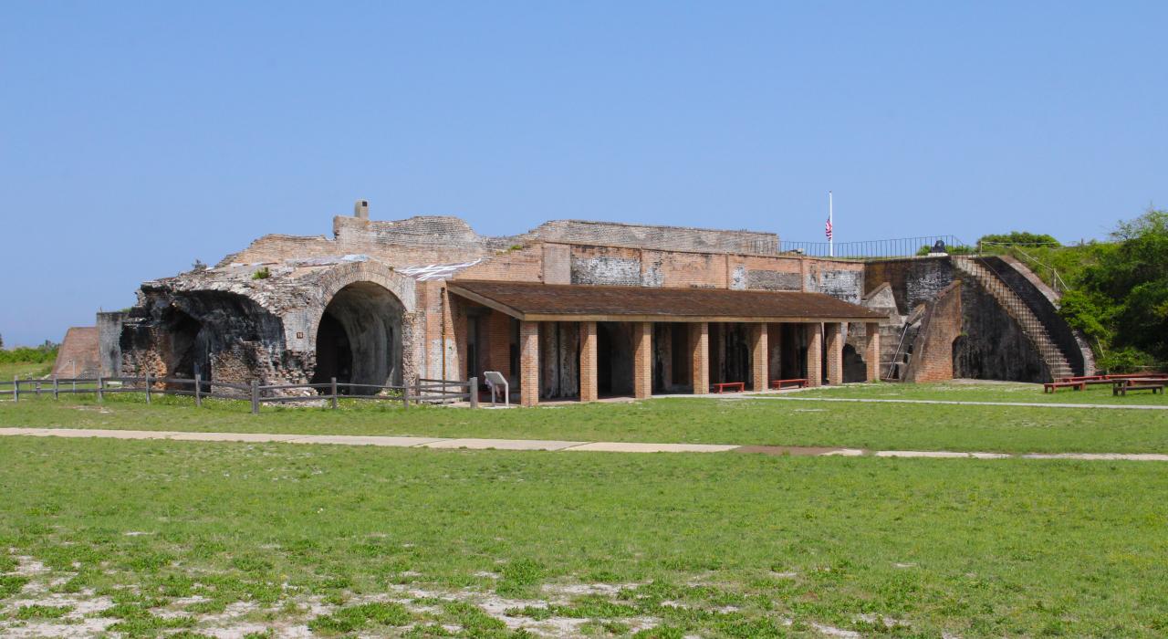 The historic Fort Pickens, Pensacola Beach, Florida