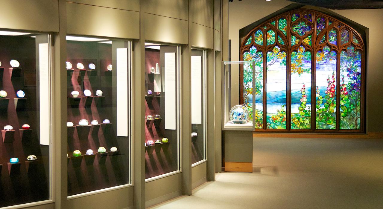 康宁玻璃博物馆内的蒂芙尼玻璃制品