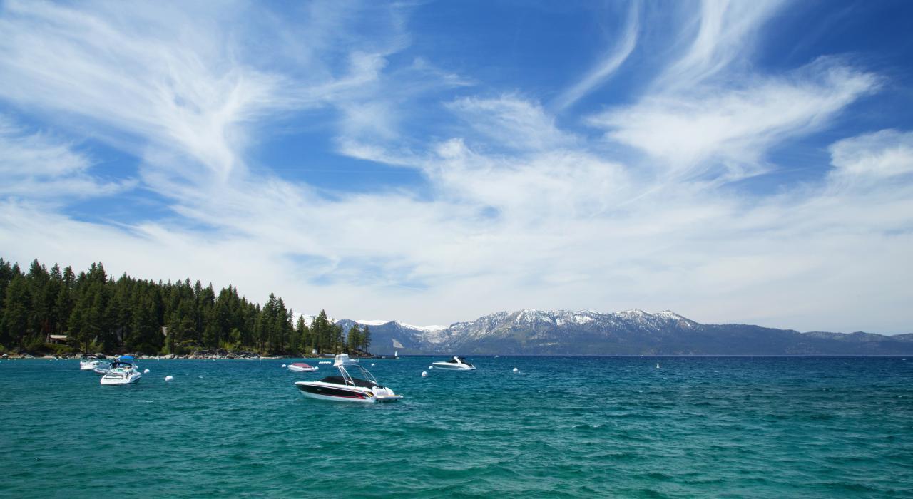 Boating on Lake Tahoe, Nevada