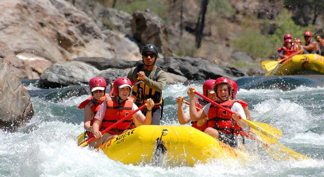 A splashing good time rafting the Tuolumne River 