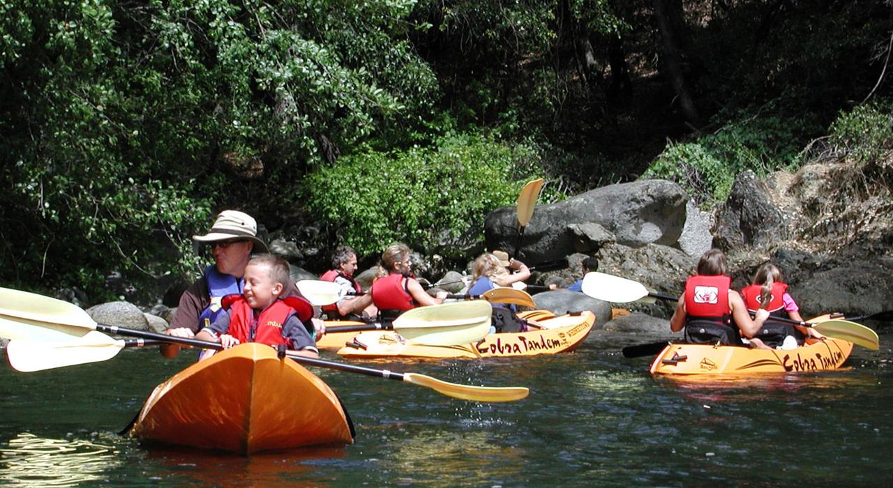 Kayaking in the Whiskeytown National Recreation Area