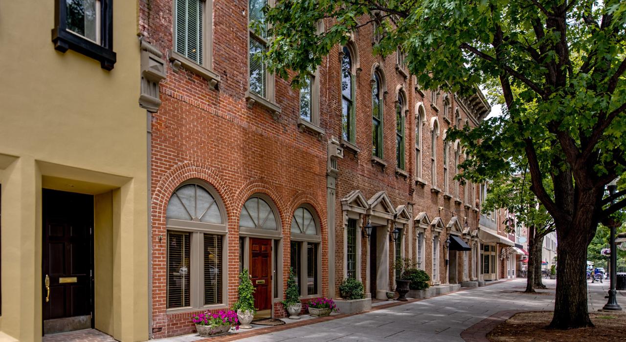 历史氛围厚重的林荫大道