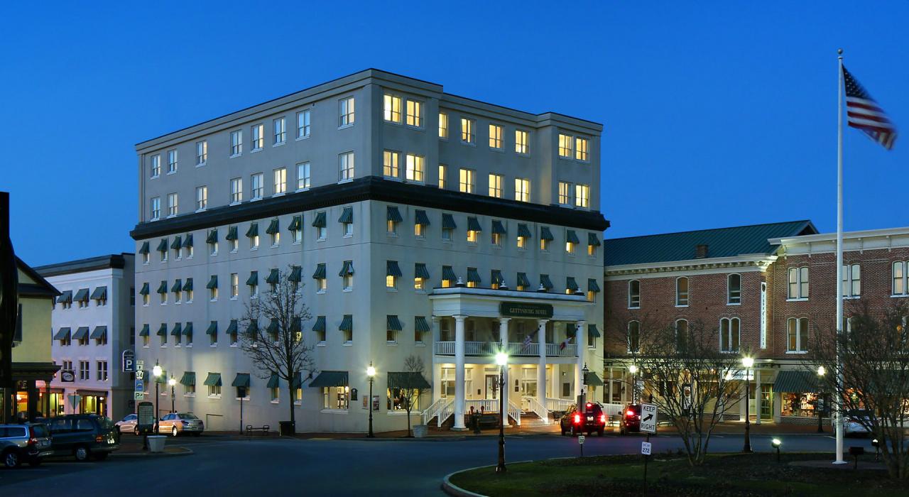 林肯广场上历史悠久的葛底斯堡酒店