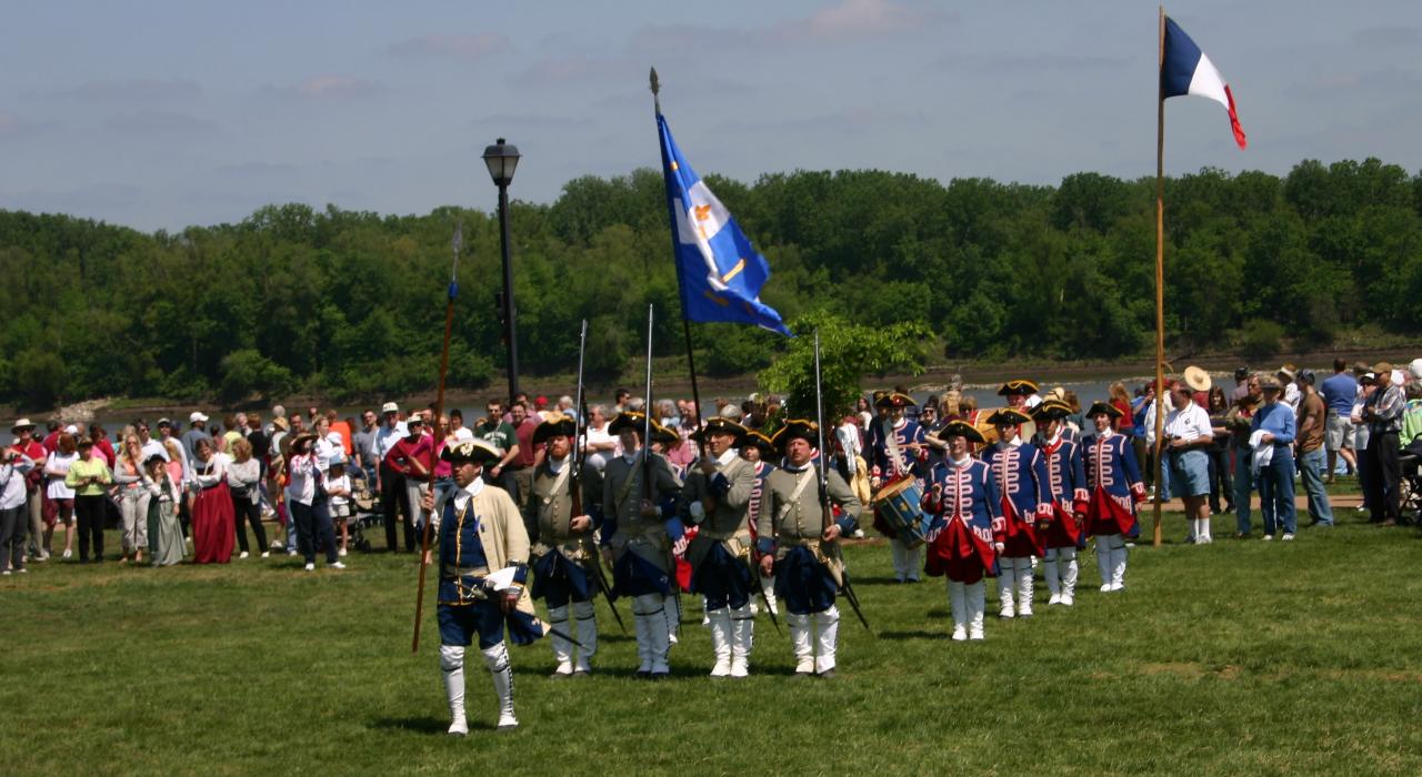 Reconstitution sur la guerre de Sécession au Frontier Park 
