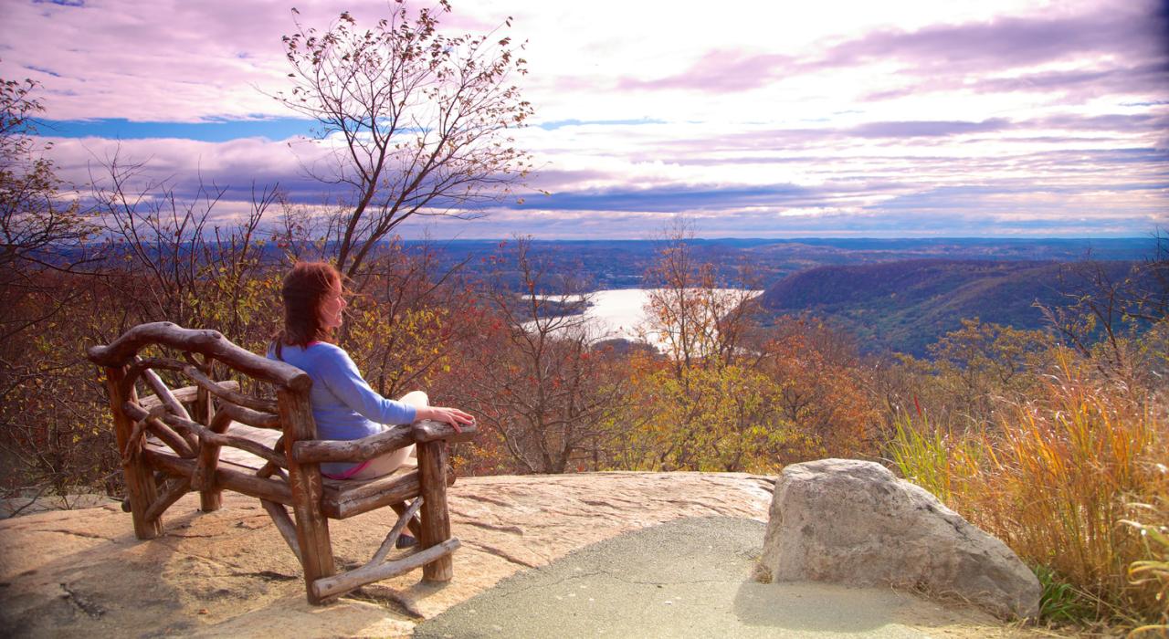 Views across Hudson Valley, New York