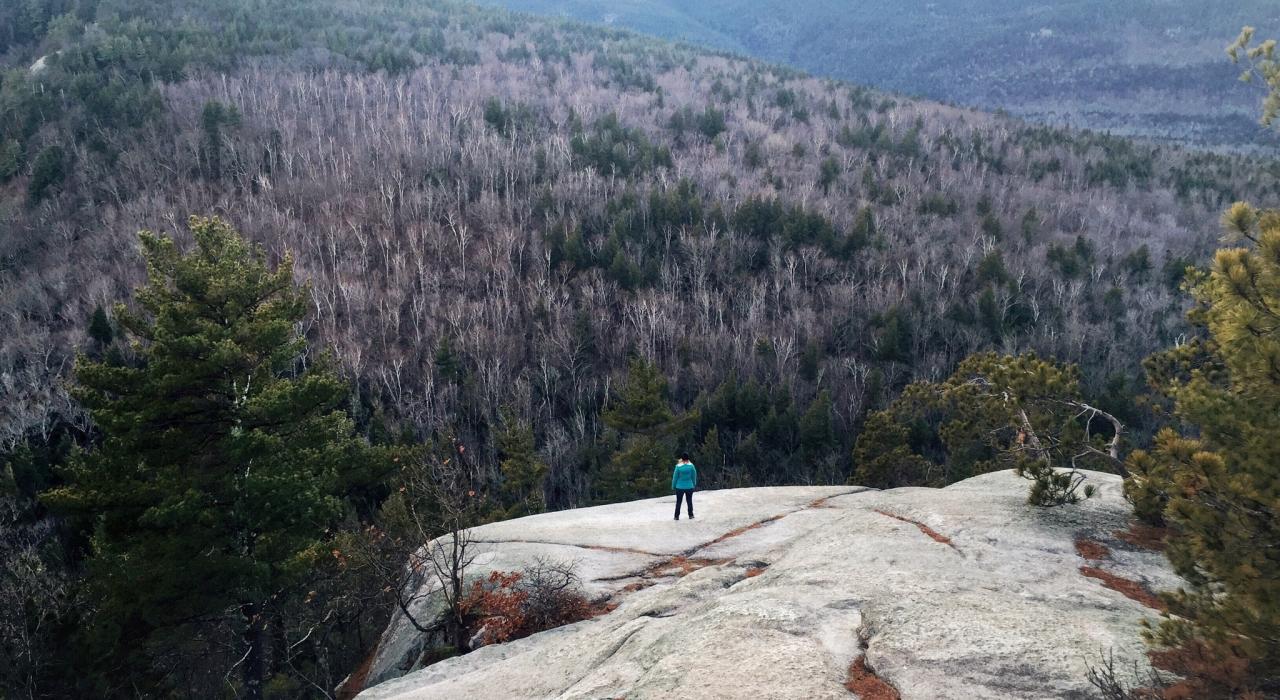 Absorbing the magnificence of the mountain range