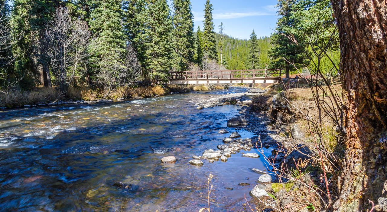 从亚力特峽谷中流过的海利特溪