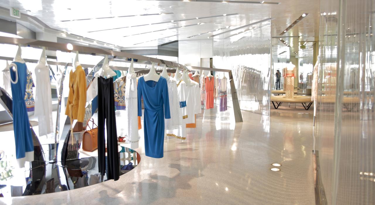 Boutique shopping in West Hollywood, California