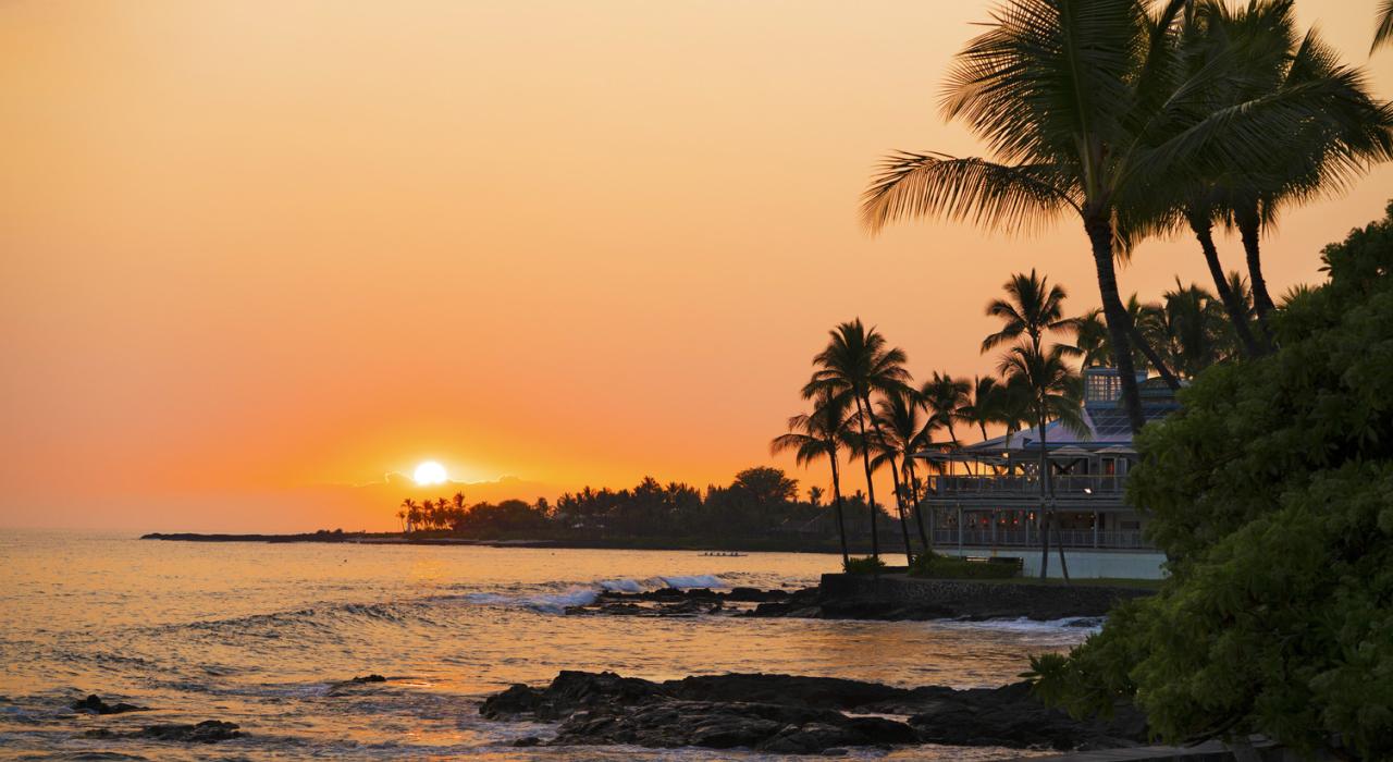 Serene end to a day at the Hilton Waikōloa Village