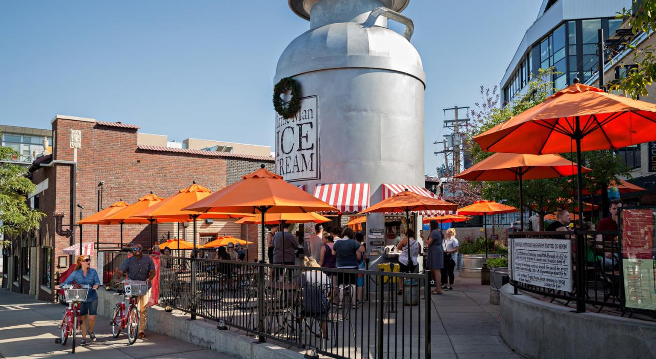 利用 Denver B-cycle 共享单车计划参观高地街区