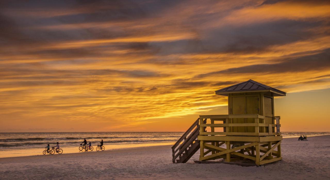 A Siesta Key sunset