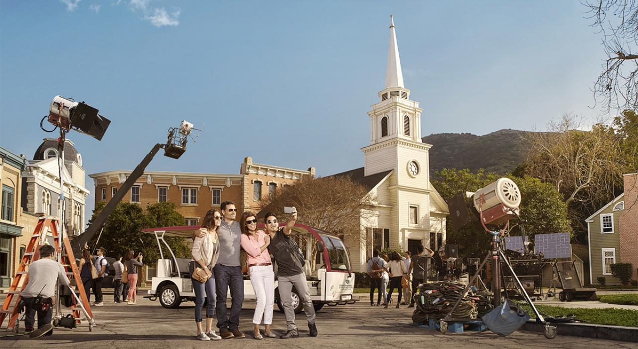 伯班克的华纳兄弟工作室参观外景场地