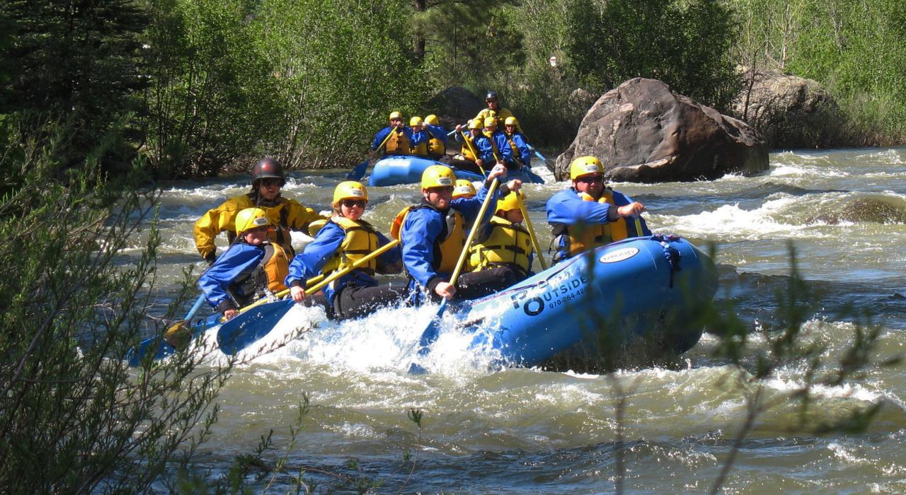 在圣胡安河的 West Fork 体验白水漂流