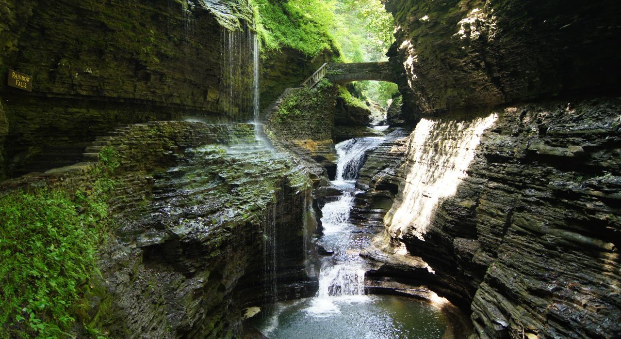 Watkins Glen 国家公园的风景