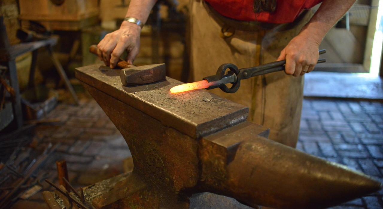 西弗吉尼亚州亨廷顿，亨廷顿农场博物馆和村庄的锻造工艺