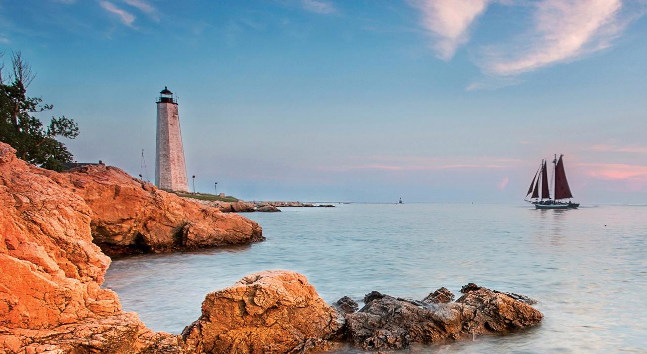 康涅狄格州纽黑文的灯塔公园