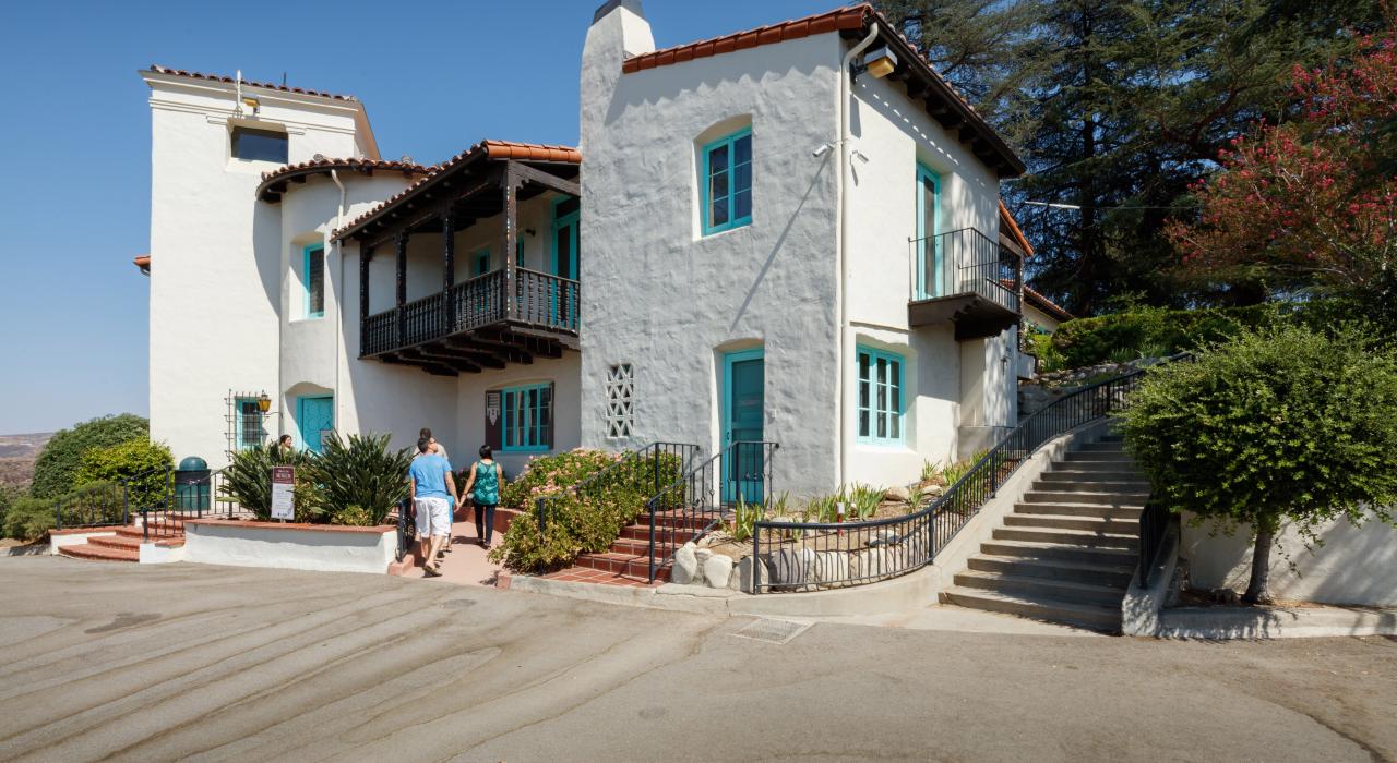 威廉·萨里·哈特博物馆外景，这里是无声电影演员兼导演威廉·萨里·哈特的故居