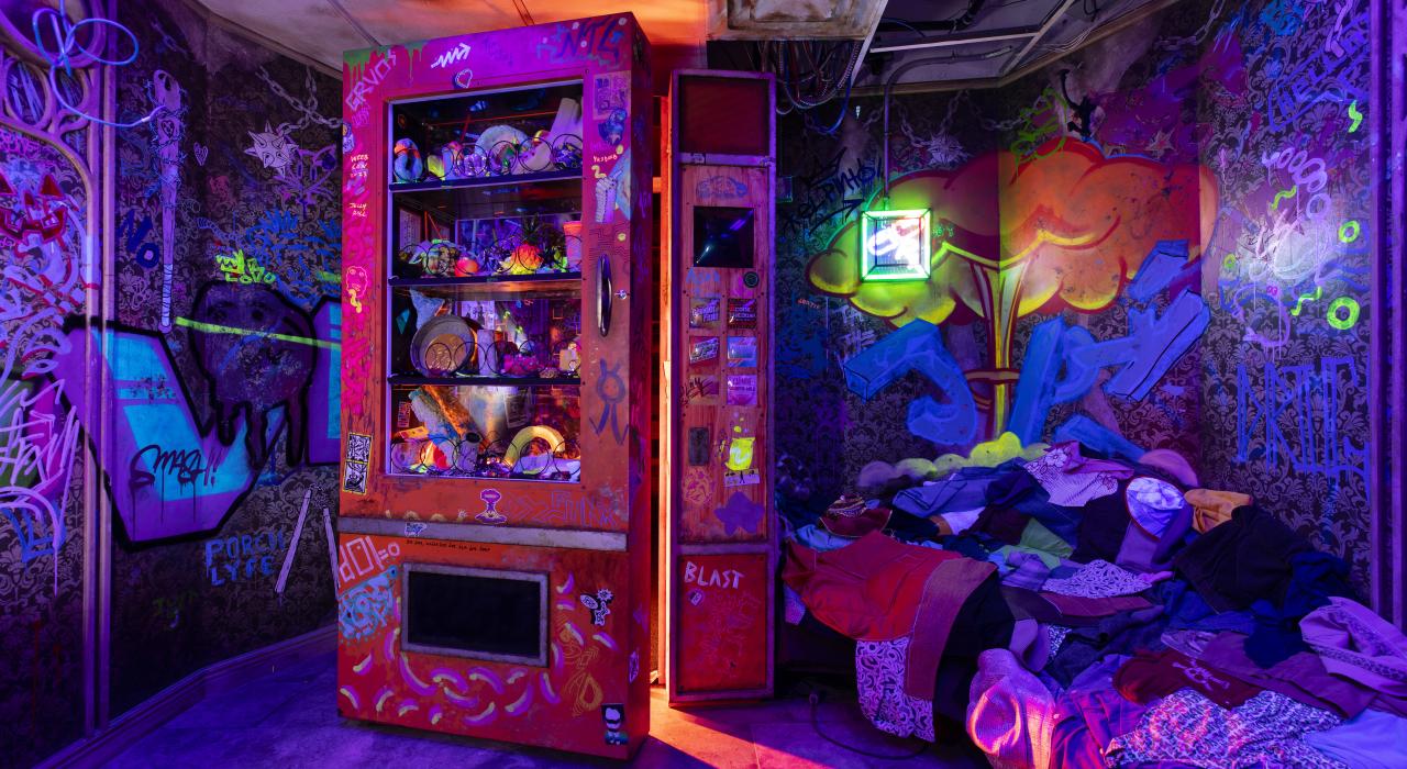 身临其境的 Meow Wolf 画廊，引人入胜的艺术作品
