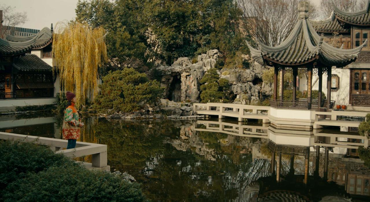 兰苏园内充满诗情画意的景观