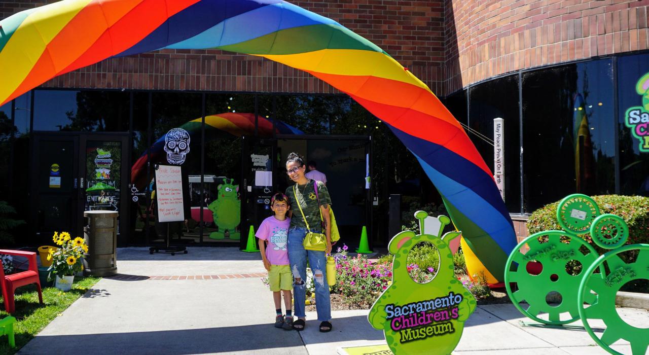 萨克拉门托儿童博物馆的迷人外观
