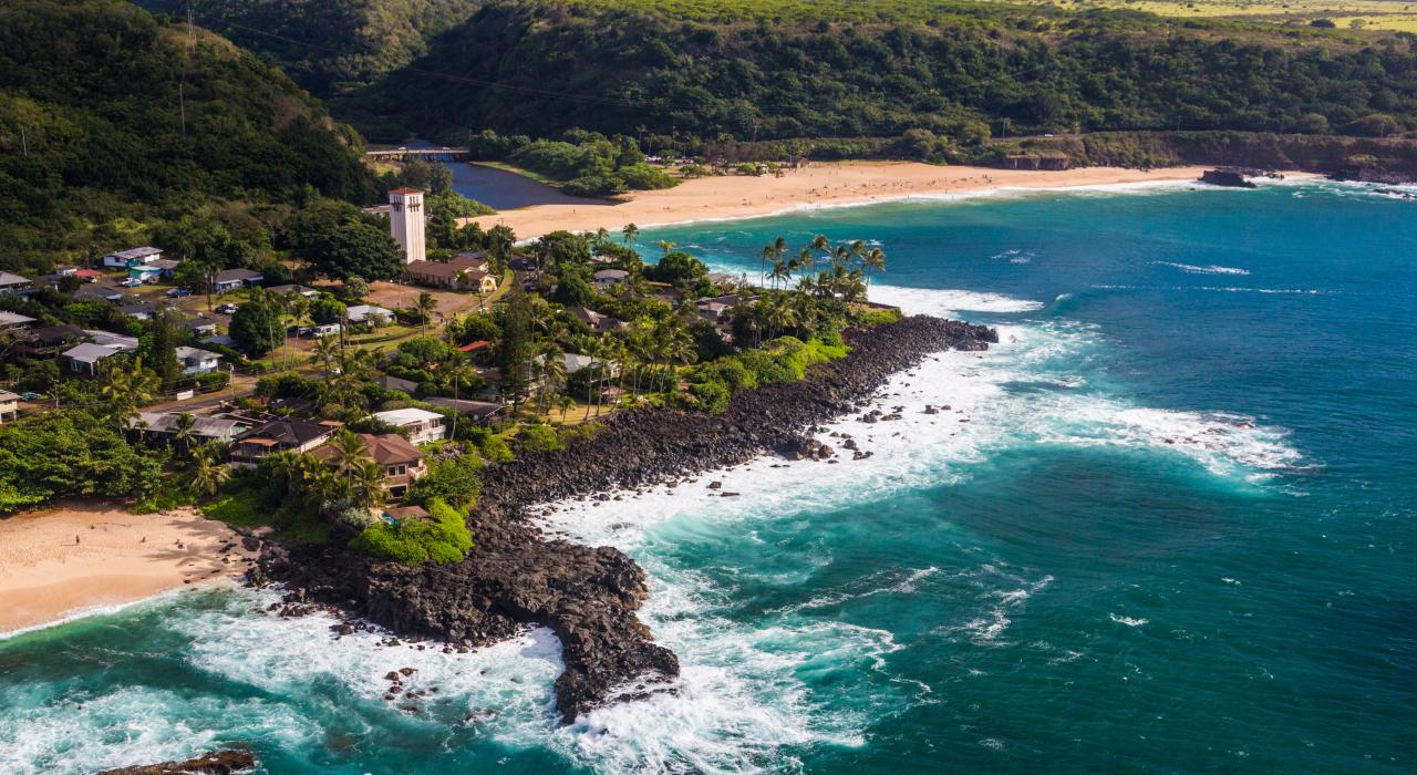 欧胡岛北岸的威美亚海湾