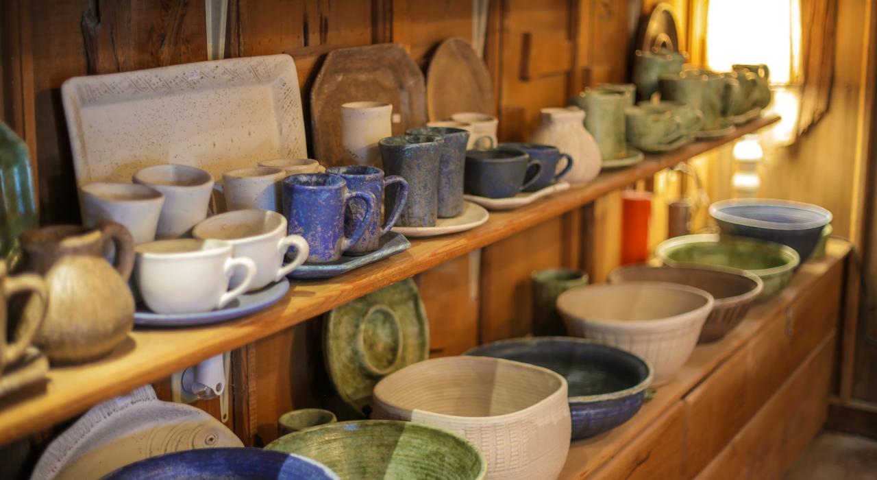 Hand-thrown treasures at McCarty’s Pottery in Merigold