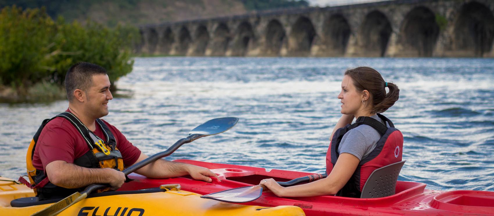 泛舟于萨斯奎哈纳河之上