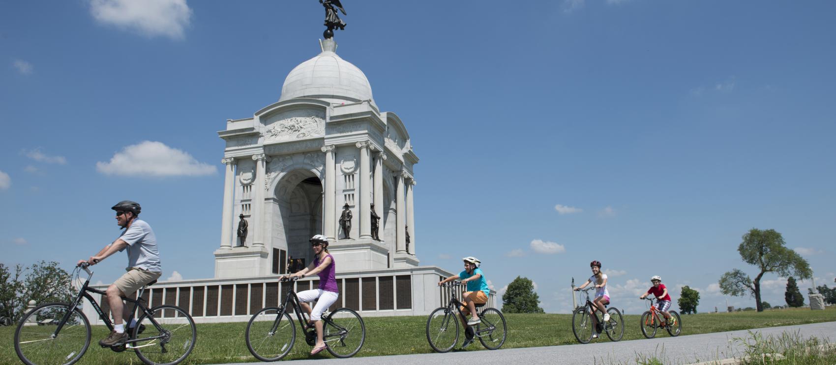 环绕葛底斯堡国家军事公园骑行