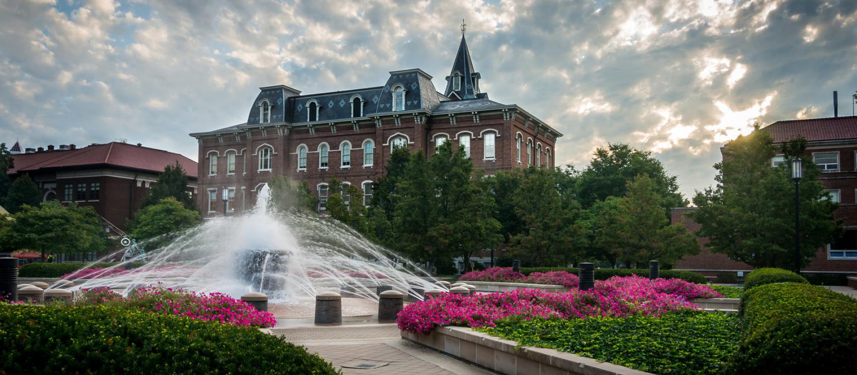 西拉法叶普渡大学花草繁茂的景象