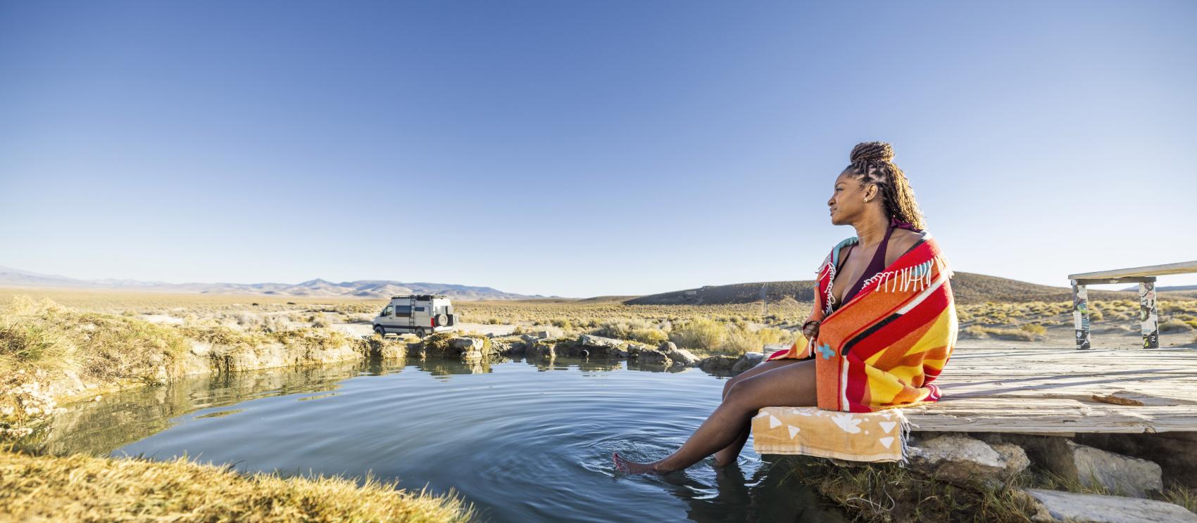 在奥斯汀镇附近的斯宾塞温泉享受天然温泉，放松身心
