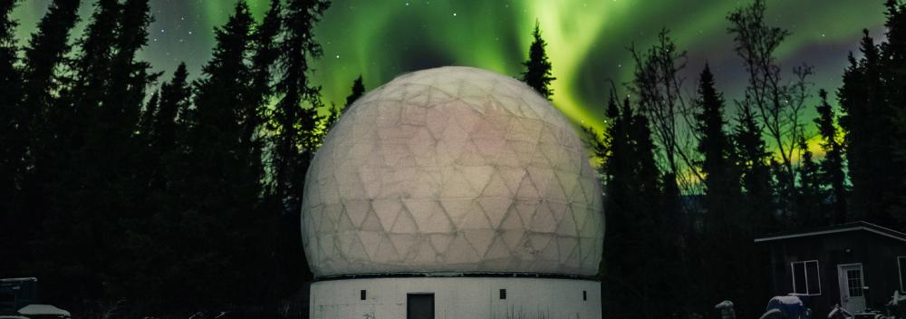 Lights of the aurora borealis near Fairbanks, Alaska Lights of the aurora borealis near Fairbanks, Alaska